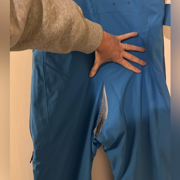 HALFDAYS blue bird Carson bib | Size: S | pls read description / review photos - Picture 3 of 5